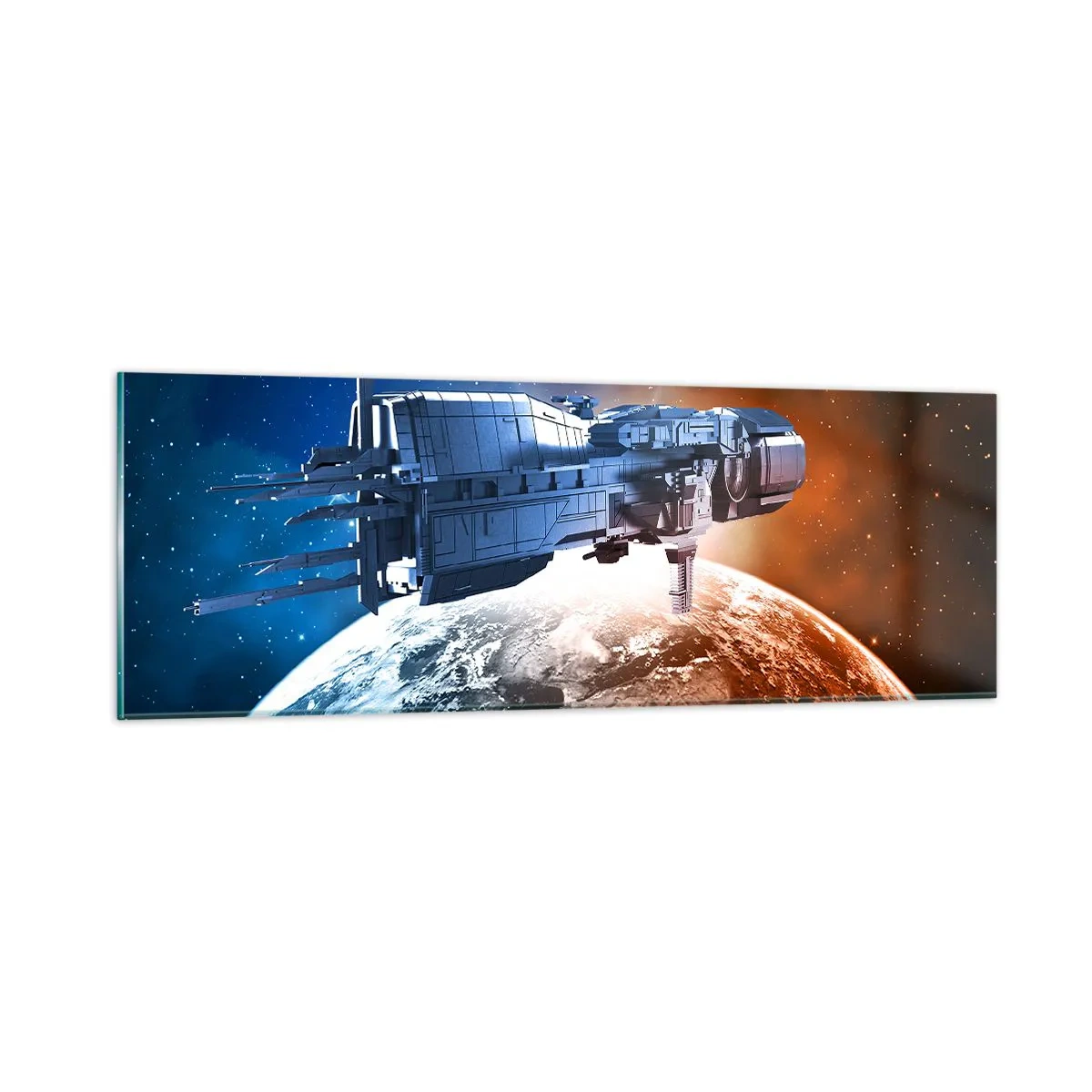 Glasbild - Bild auf glas - Ein aufmerksamer Beobachter - 90x30 cm