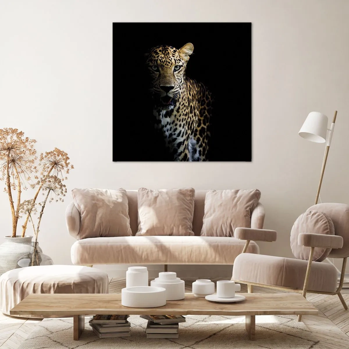 Bild auf Leinwand - Leinwandbild - Dunkle Schönheit - 60x60 cm