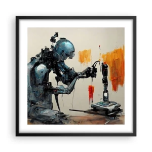 Poster in einem schwarzem Rahmen - Schon morgen… - 50x50 cm