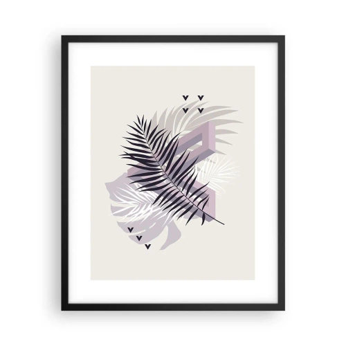 Poster in einem schwarzem Rahmen - Der Schatten des Schattens - 40x50 cm