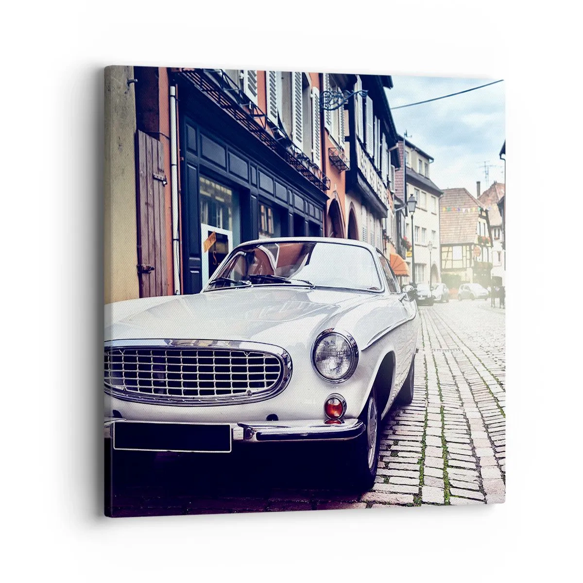 Bild auf Leinwand - Leinwandbild - Die Vergangenheit ist heute - 40x40 cm