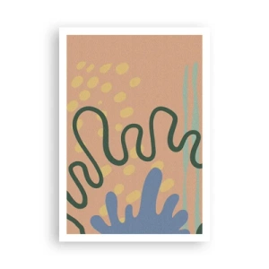 Poster - Abstraktion: Vielfalt der Natur - 70x100 cm