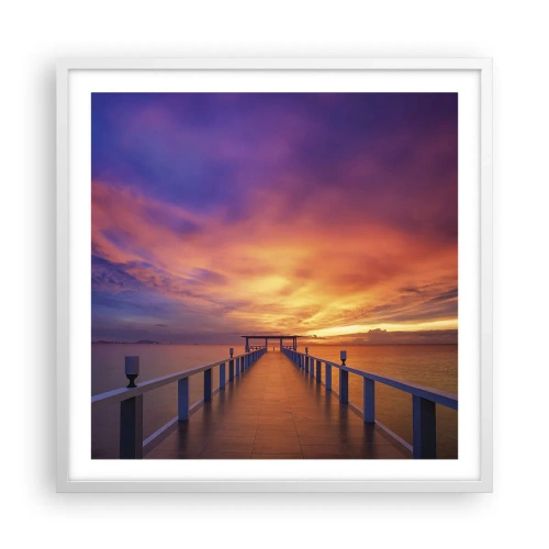 Poster in einem weißen Rahmen - Ohne Ende - 60x60 cm