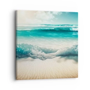 Bild auf Leinwand - Leinwandbild - Frieden des Ozeans - 30x30 cm