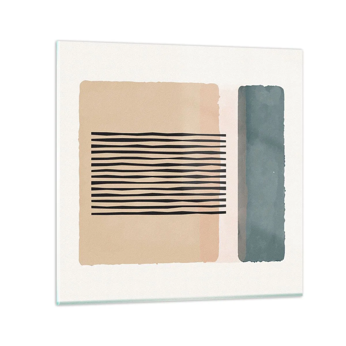 Glasbild - Bild auf glas - Alles ist in Ordnung - 40x40 cm