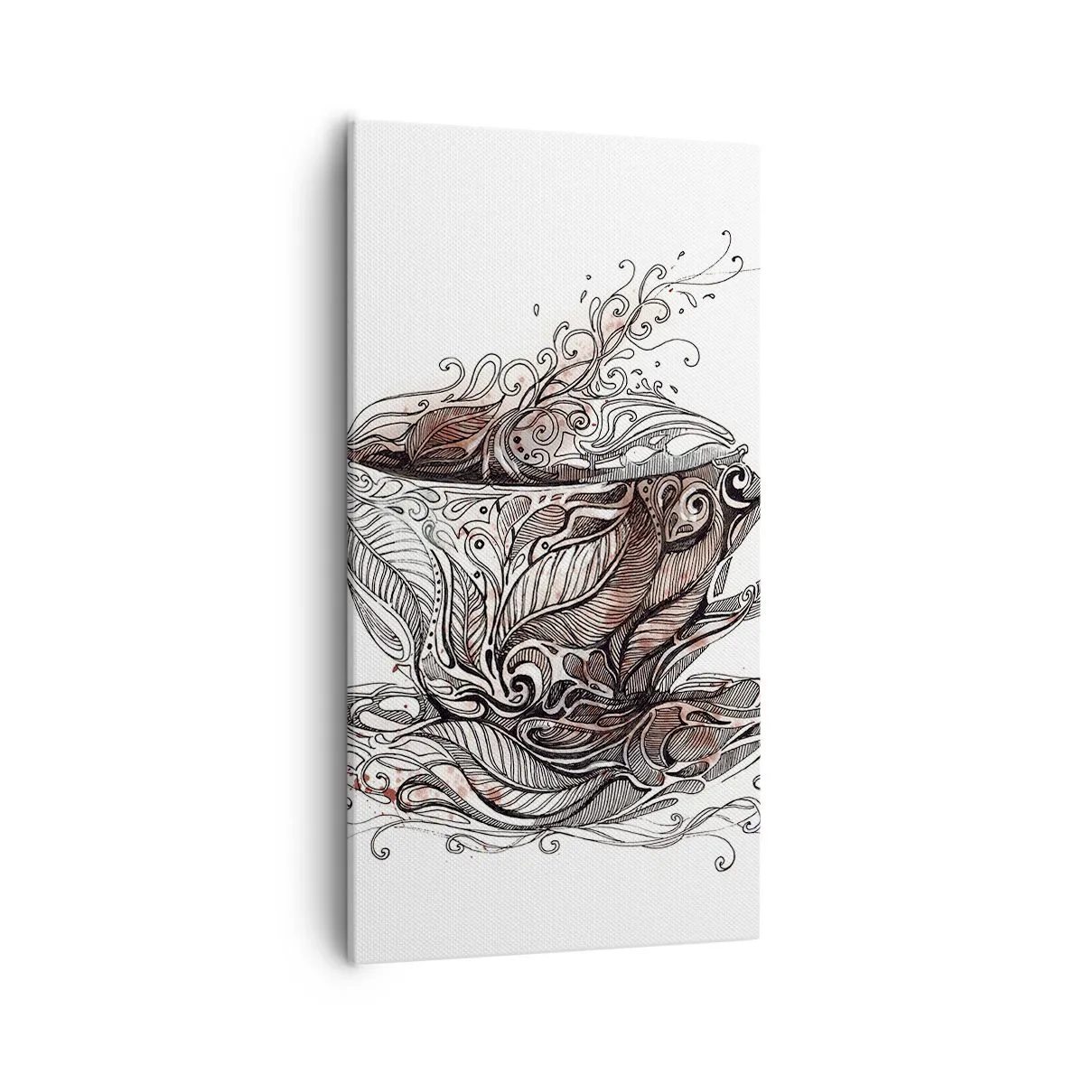 Bild auf Leinwand - Leinwandbild - Tee für alles - 55x100 cm