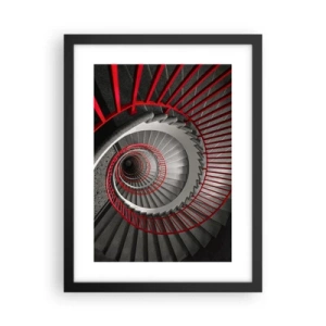 Poster in einem schwarzem Rahmen - Architekturspaß - 30x40 cm