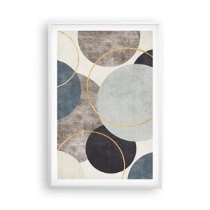 Poster in einem weißen Rahmen - Rad für Rad - 61x91 cm