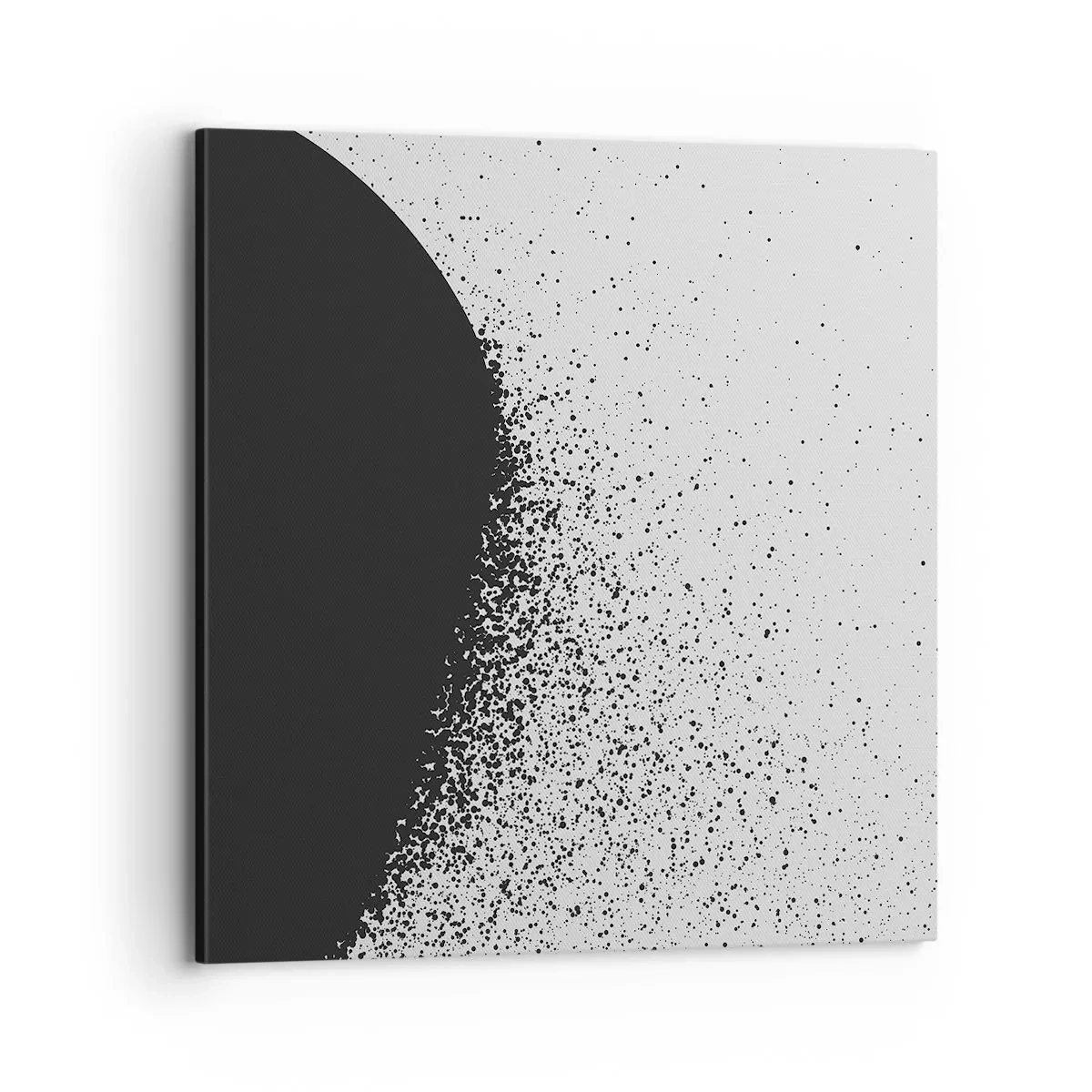 Bild auf Leinwand - Leinwandbild - Bewegung von Molekülen - 70x70 cm