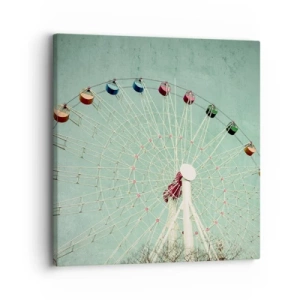 Bild auf Leinwand - Leinwandbild - Wir laden zum Spiel ein - 30x30 cm