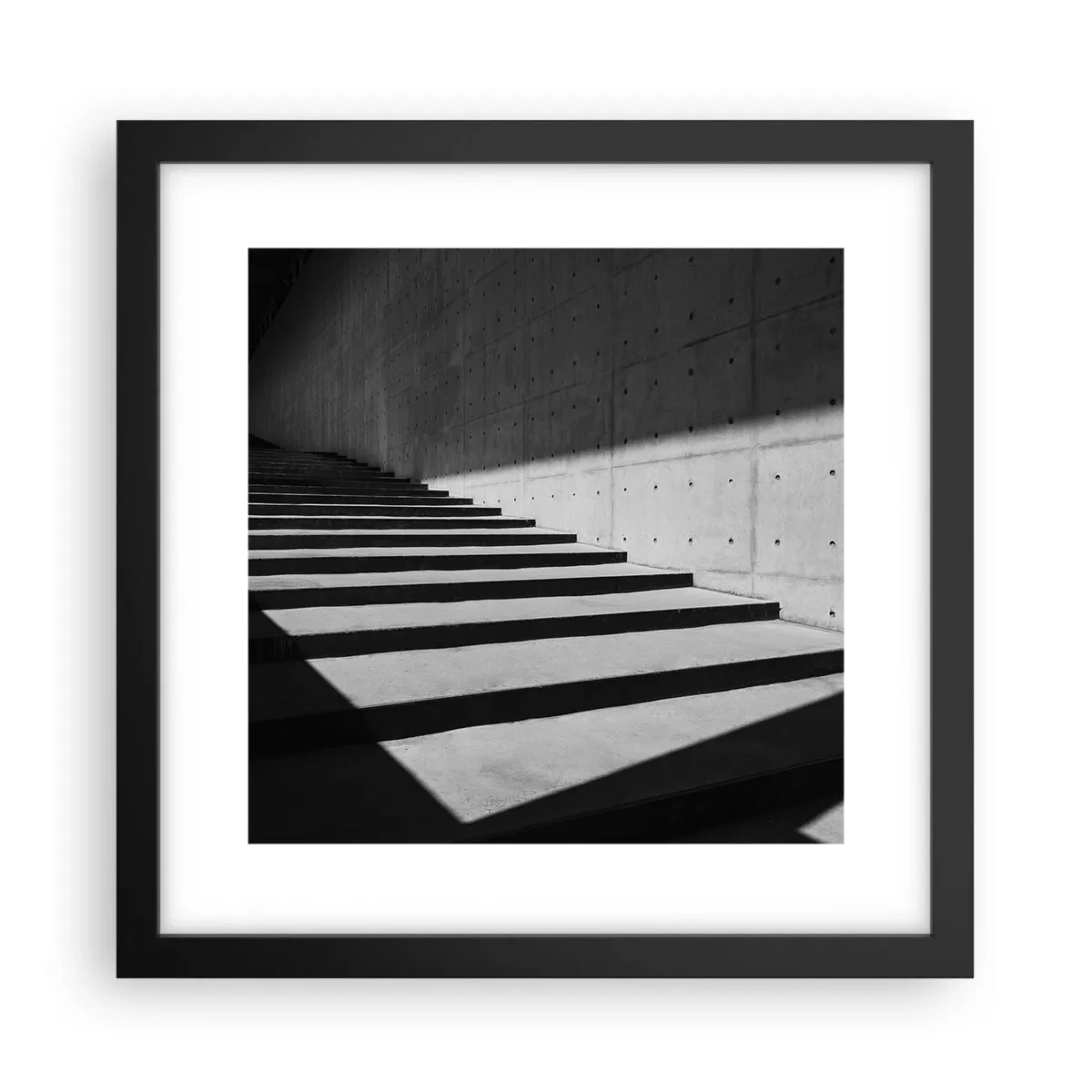 Poster in einem schwarzem Rahmen - Rohe Schönheit des Modernismus - 30x30 cm