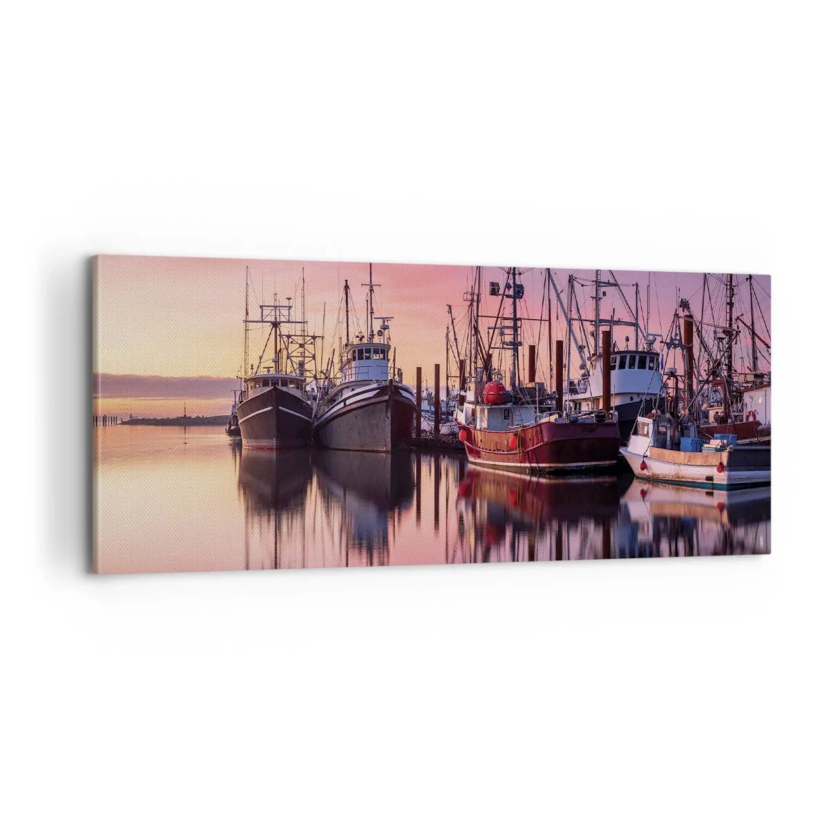 Bild auf Leinwand - Leinwandbild - Vor dem nächsten Tag - 100x40 cm