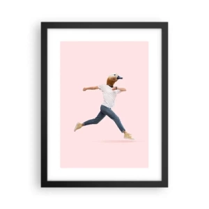 Poster in einem schwarzem Rahmen - Eine Prise Absurdität - 30x40 cm