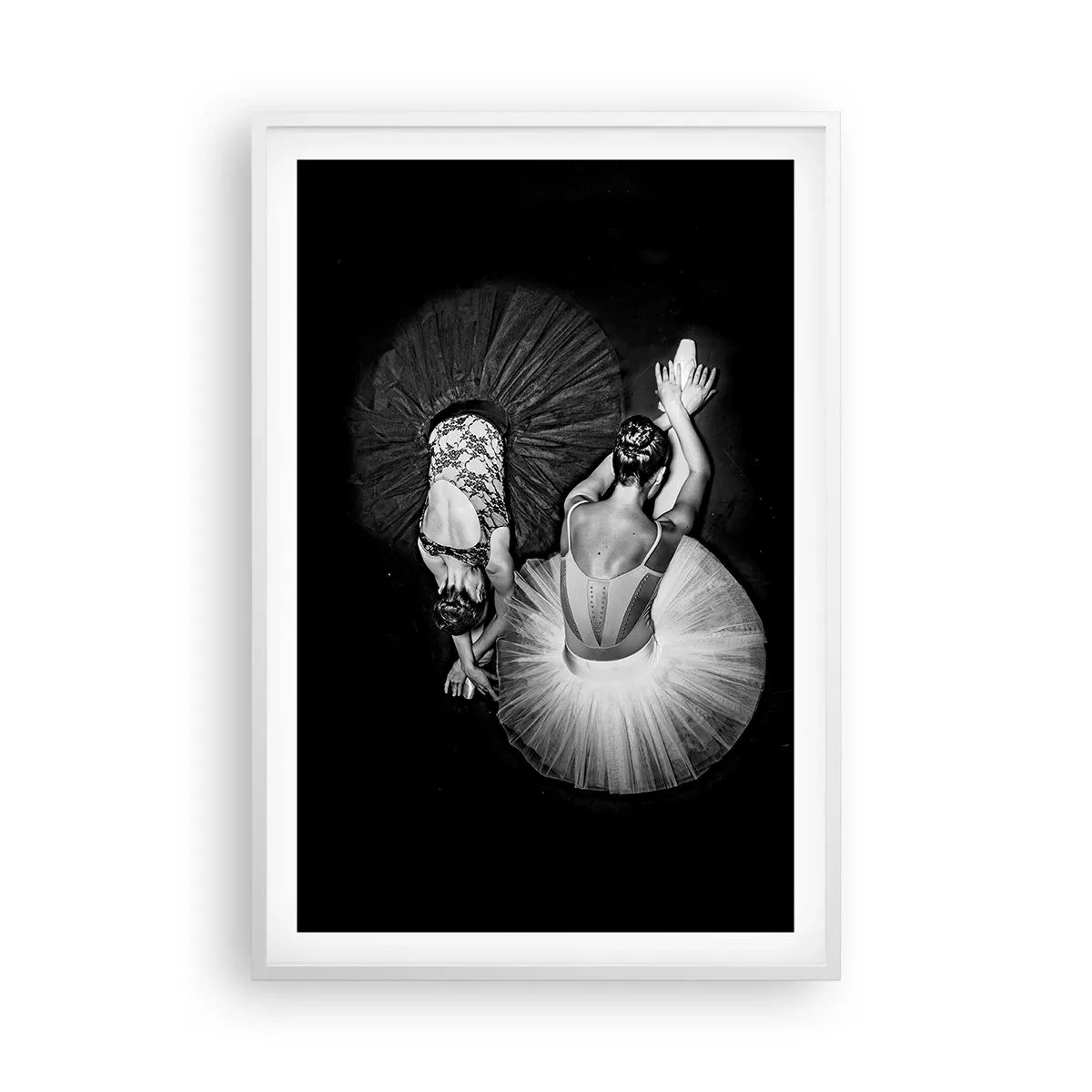 Poster in einem weißen Rahmen - Jin und Jang – perfekte Balance - 61x91 cm