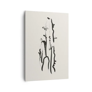 Bild auf Leinwand - Leinwandbild - Blühendes Kraut - 70x100 cm