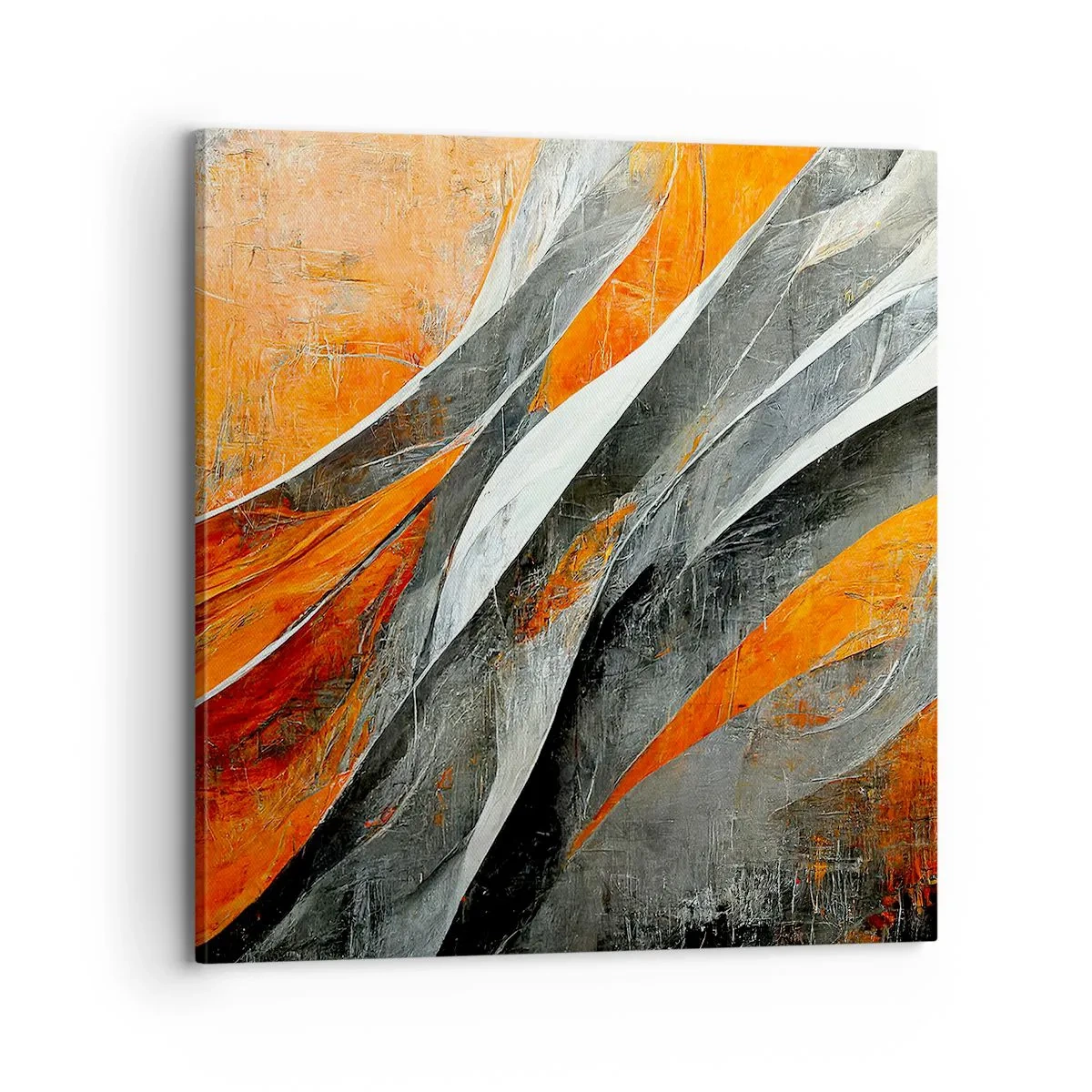 Bild auf Leinwand - Leinwandbild - Hitze und Kälte - 70x70 cm