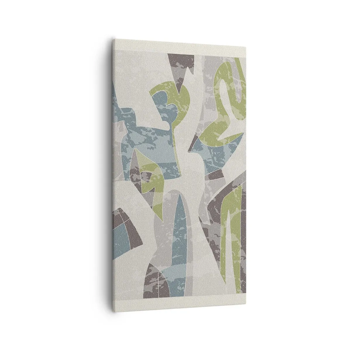 Bild auf Leinwand - Leinwandbild - Komposition hinter dem Glas - 55x100 cm