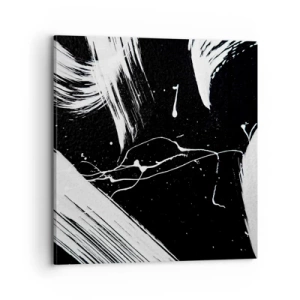 Bild auf Leinwand - Leinwandbild - Dunkelheit durchbrechen - 70x70 cm