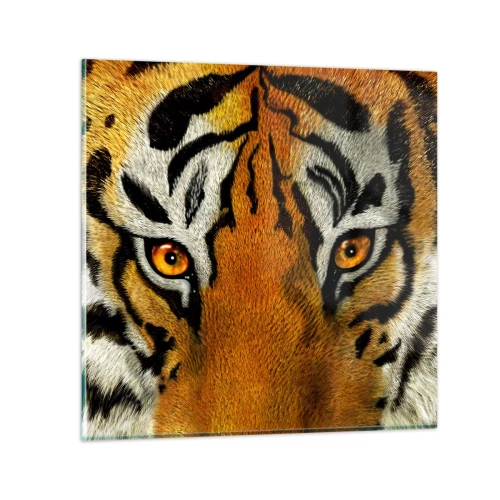Glasbild - Bild auf glas - Schrecklich und schön - 50x50 cm