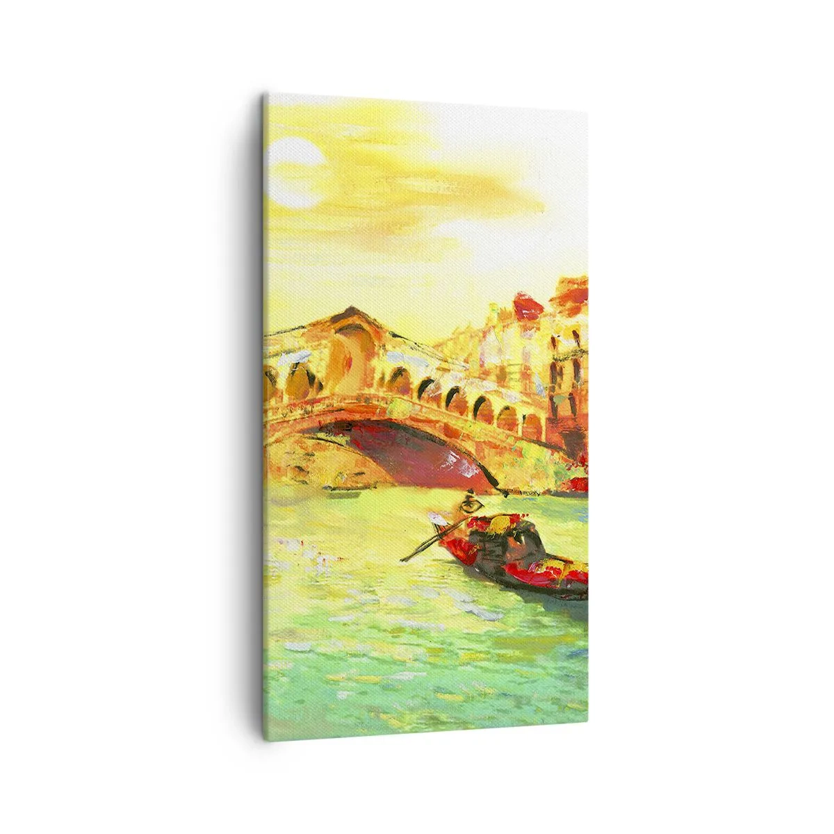 Bild auf Leinwand - Leinwandbild - Eine Pilgerreise der Liebenden - 45x80 cm