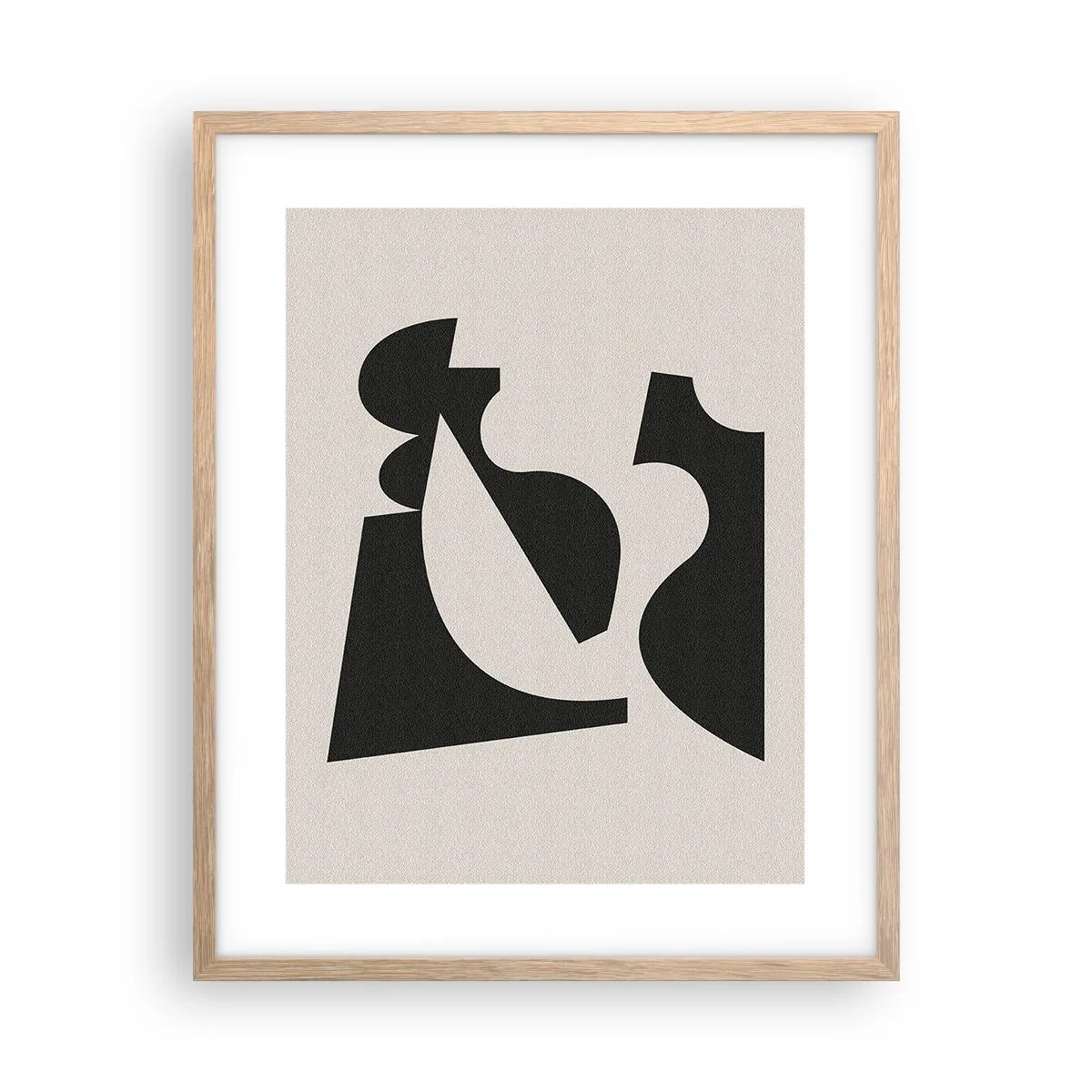 Poster in einem Rahmen aus heller Eiche - Zum Selbstbauen - 40x50 cm