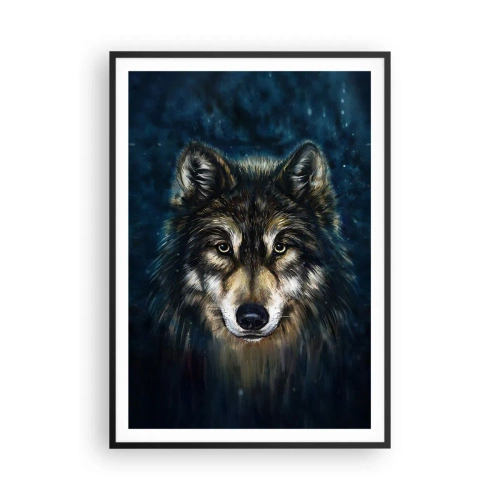 Poster in einem schwarzem Rahmen - Alpha? Und Omega - 70x100 cm