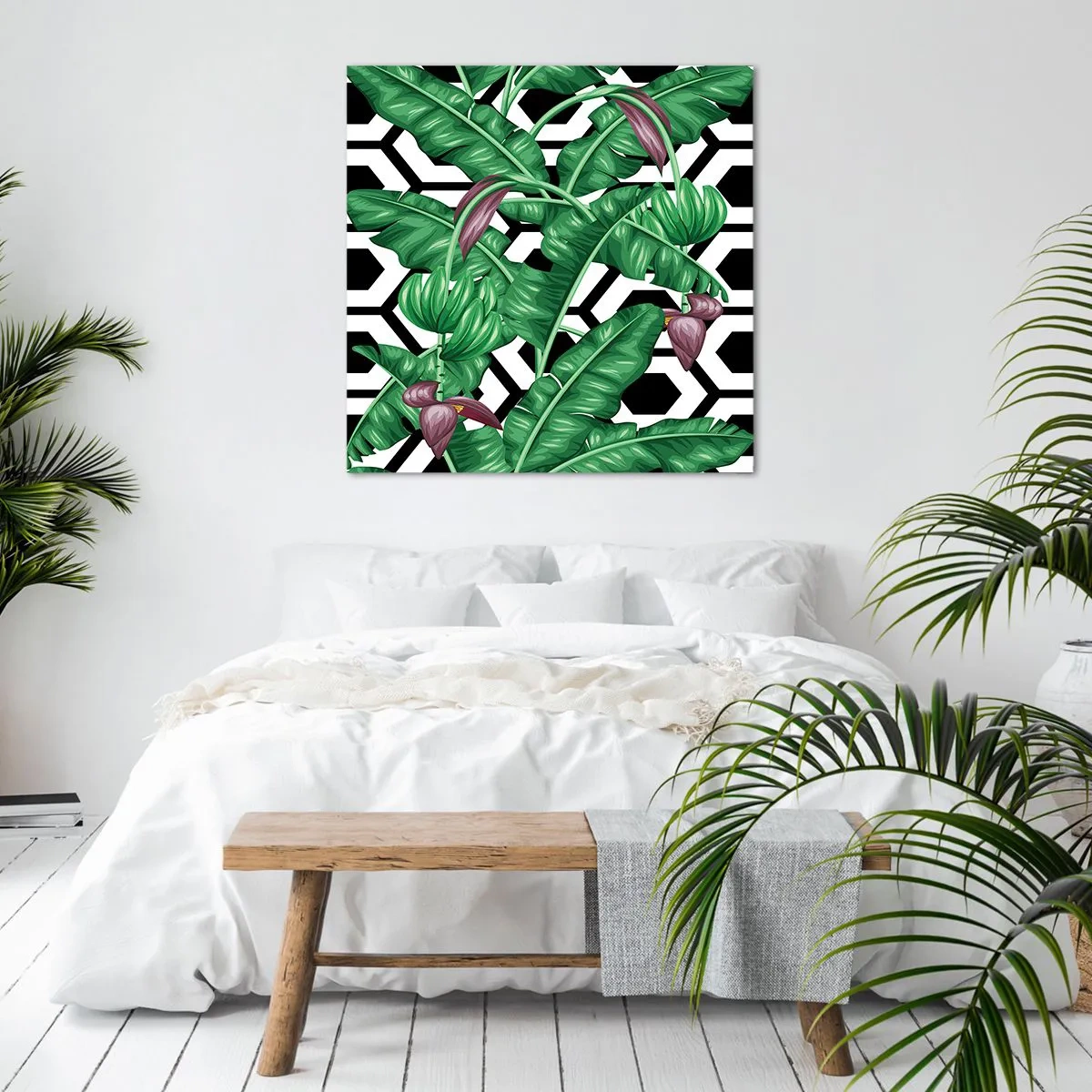 Bild auf Leinwand - Leinwandbild - Von Natur aus eine symmetrische Komposition - 30x30 cm