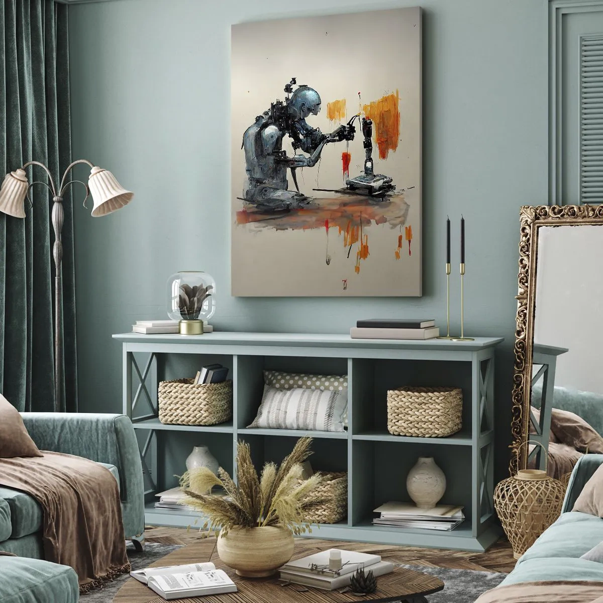 Bild auf Leinwand - Leinwandbild - Schon morgen… - 65x120 cm