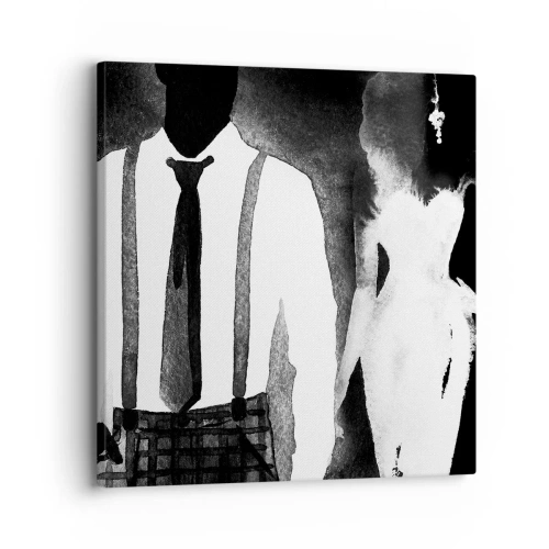 Bild auf Leinwand - Leinwandbild - In Noir-Atmosphäre - 30x30 cm