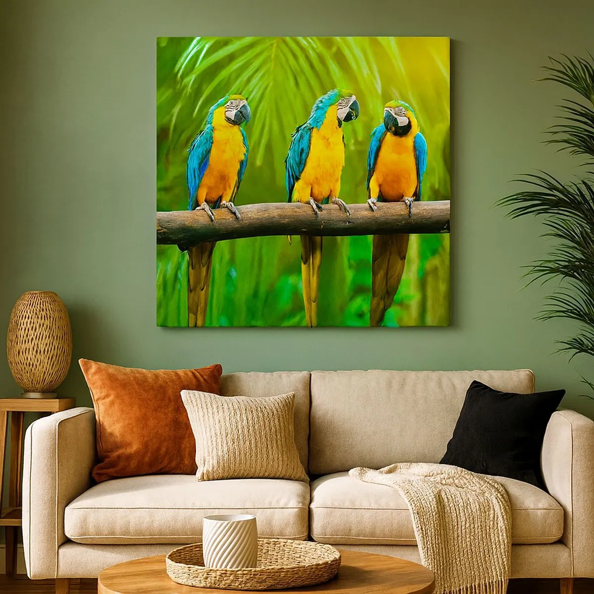 Bild auf Leinwand - Leinwandbild - Und hast du gehört, dass sie ...? - 30x30 cm