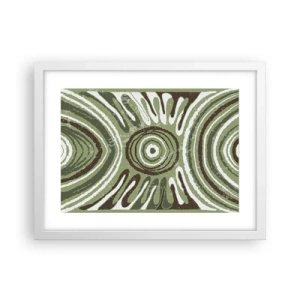 Poster in einem weißen Rahmen - Explosion von Emotionen - 40x30 cm