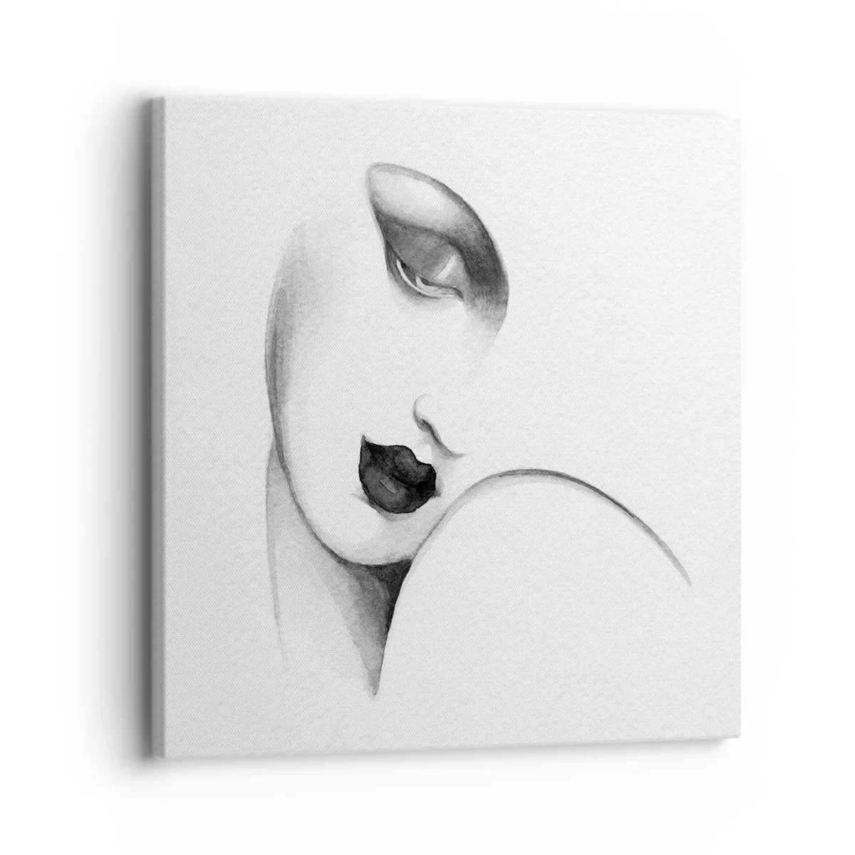 Bild auf Leinwand - Leinwandbild - Im Stil von Łempicka - 30x30 cm