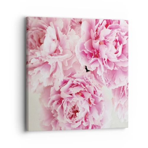 Bild auf Leinwand - Leinwandbild - In rosa Glamour - 30x30 cm