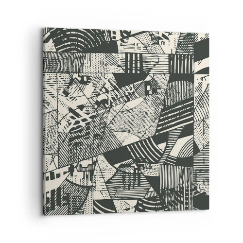 Bild auf Leinwand - Leinwandbild - Die Dynamik der Gegenwart - 50x50 cm