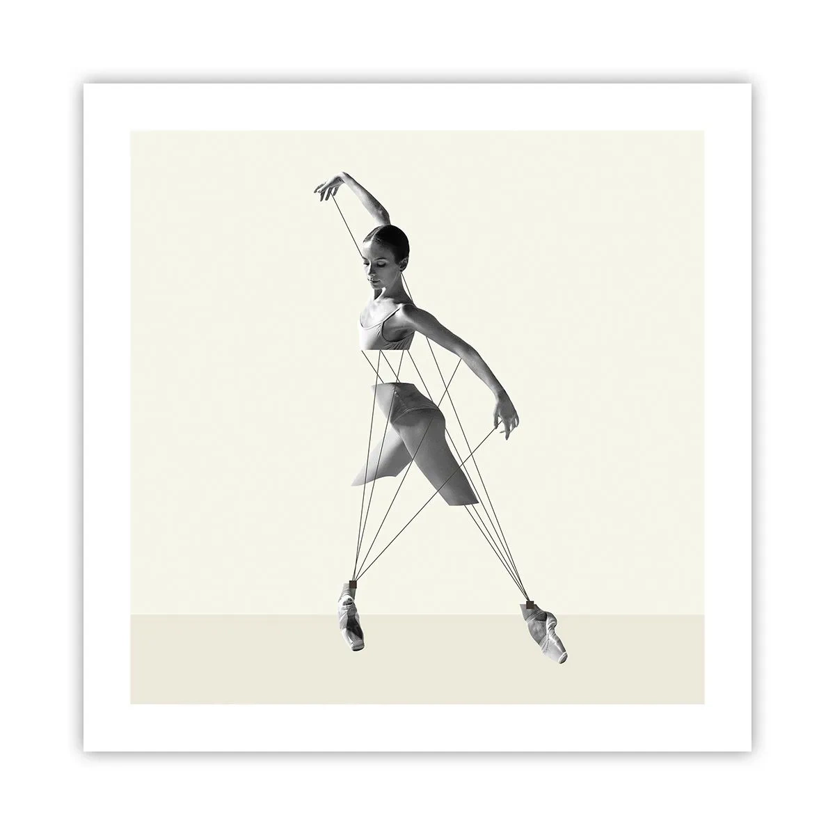 Poster - Im Theater der Welt - 50x50 cm