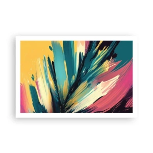 Poster - Komposition – eine Explosion der Freude - 91x61 cm