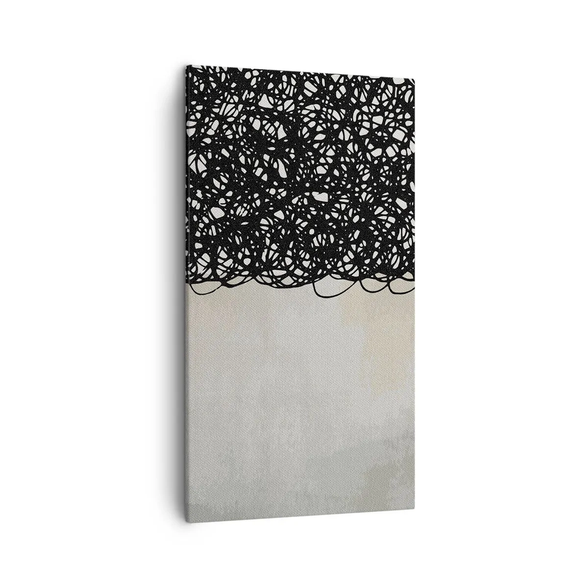 Bild auf Leinwand - Leinwandbild - Turbulente Abstraktion - 45x80 cm