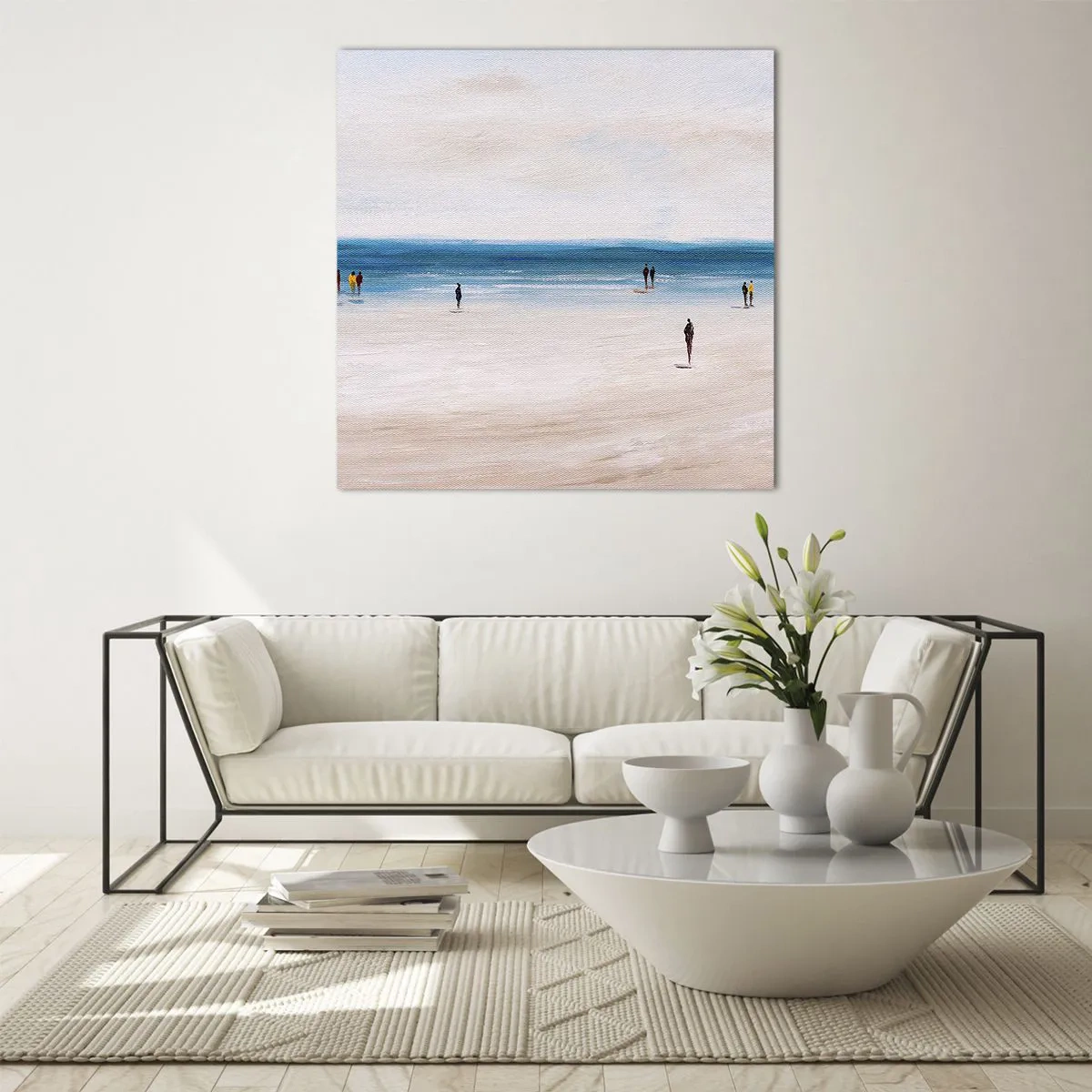 Glasbild - Bild auf glas - Natürliches Bedürfnis - 60x60 cm