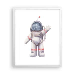 Poster in einem weißen Rahmen - Bis dann! - 40x50 cm