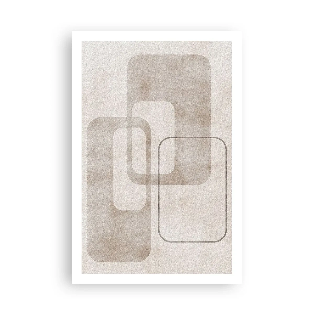 Poster - Geometrische Fuge - 61x91 cm