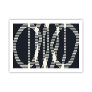 Poster - Ein Versuch, die Dunkelheit zu durchbrechen - 70x50 cm