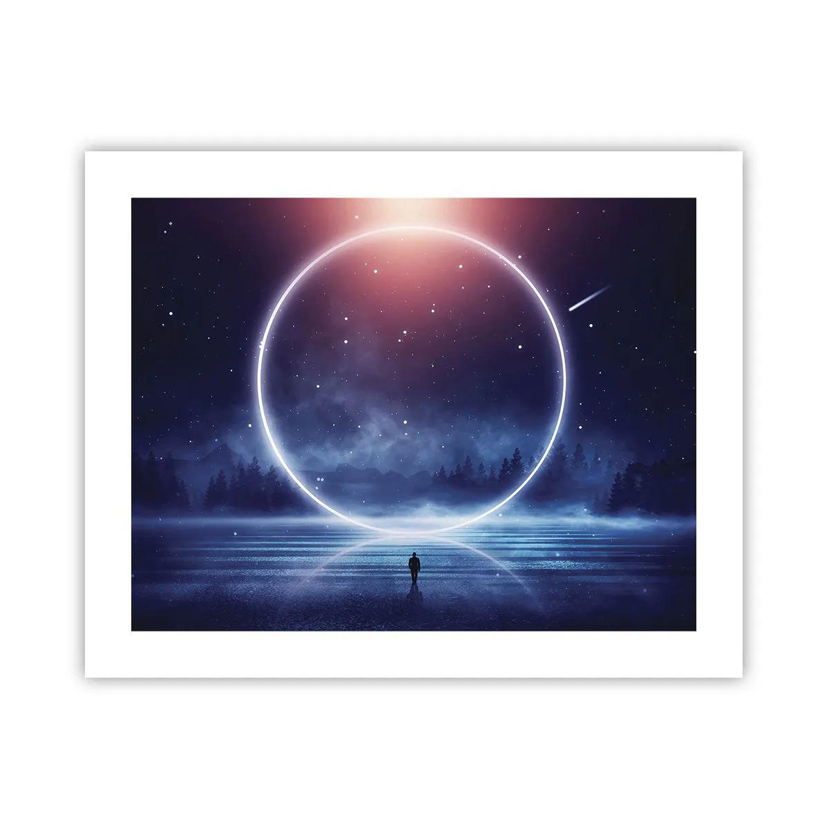 Poster - Sie sind schon da ... - 50x40 cm