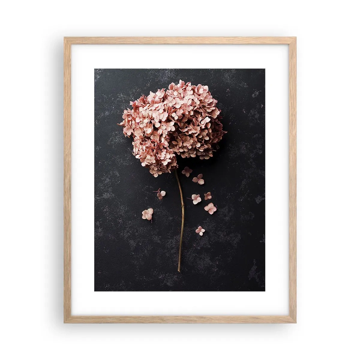 Poster in einem Rahmen aus heller Eiche - Wirklich romantisches Zeichen - 40x50 cm