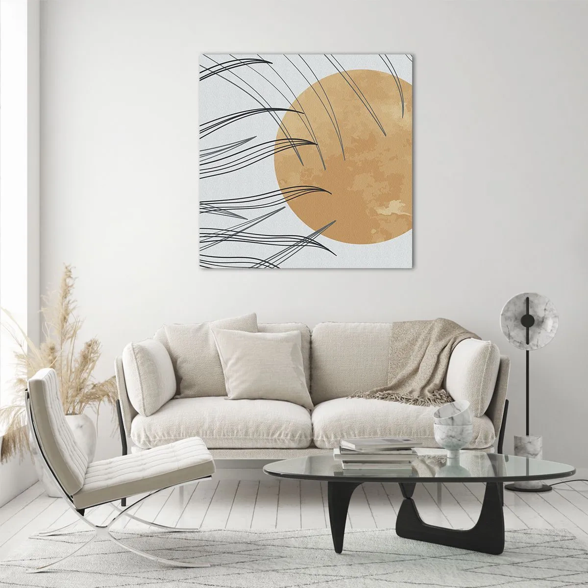 Glasbild - Bild auf glas - Immer der Sonne entgegen - 50x50 cm