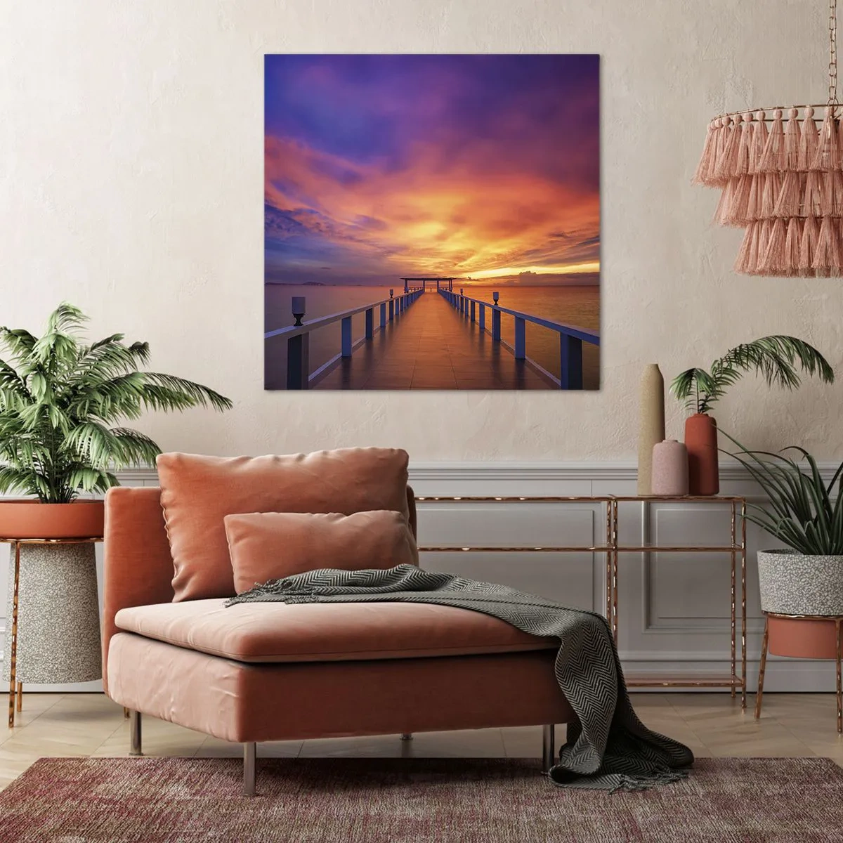 Bild auf Leinwand - Leinwandbild - Ohne Ende - 70x70 cm