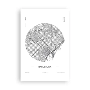 Poster - Anatomie von Barcelona - 61x91 cm