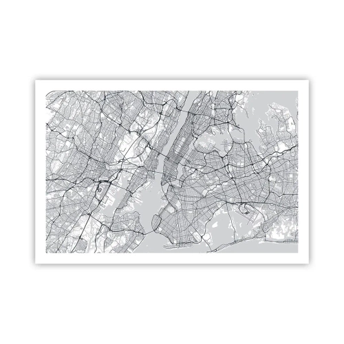 Poster - Die Anatomie einer Metropole - 91x61 cm