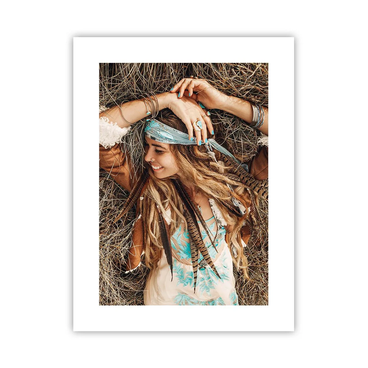 Poster - Auf dem Weg in den Sommer der Liebe - 30x40 cm