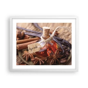 Poster in einem weißen Rahmen - Zur Einheit von Körper und Geist - 50x40 cm