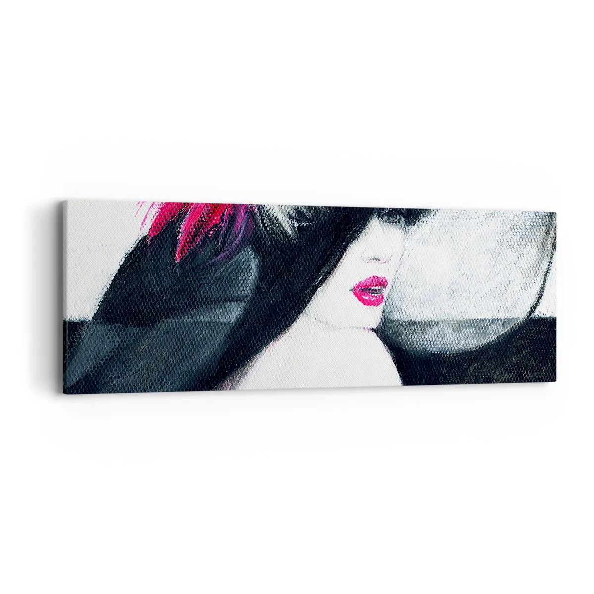 Bild auf Leinwand - Leinwandbild - Immer ein Geheimnis - 90x30 cm